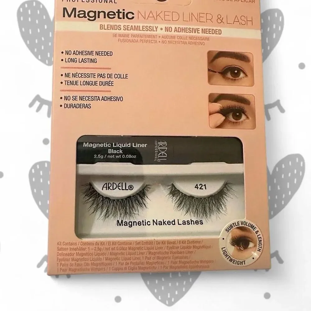 TWO (2) Ardell Magnetic Naked Lashes with Magnetic Liner